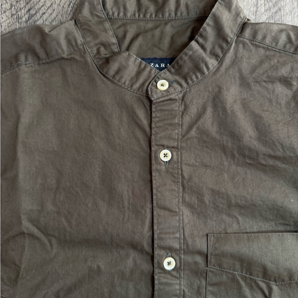 Zara Men's Casual Button Down Shirt - Picture 5 of 14